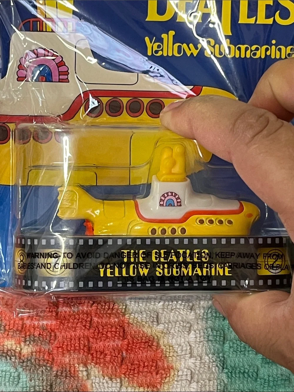 Hot Wheels The Beatles Yellow Submarine Die-Cast Toy - Yellow